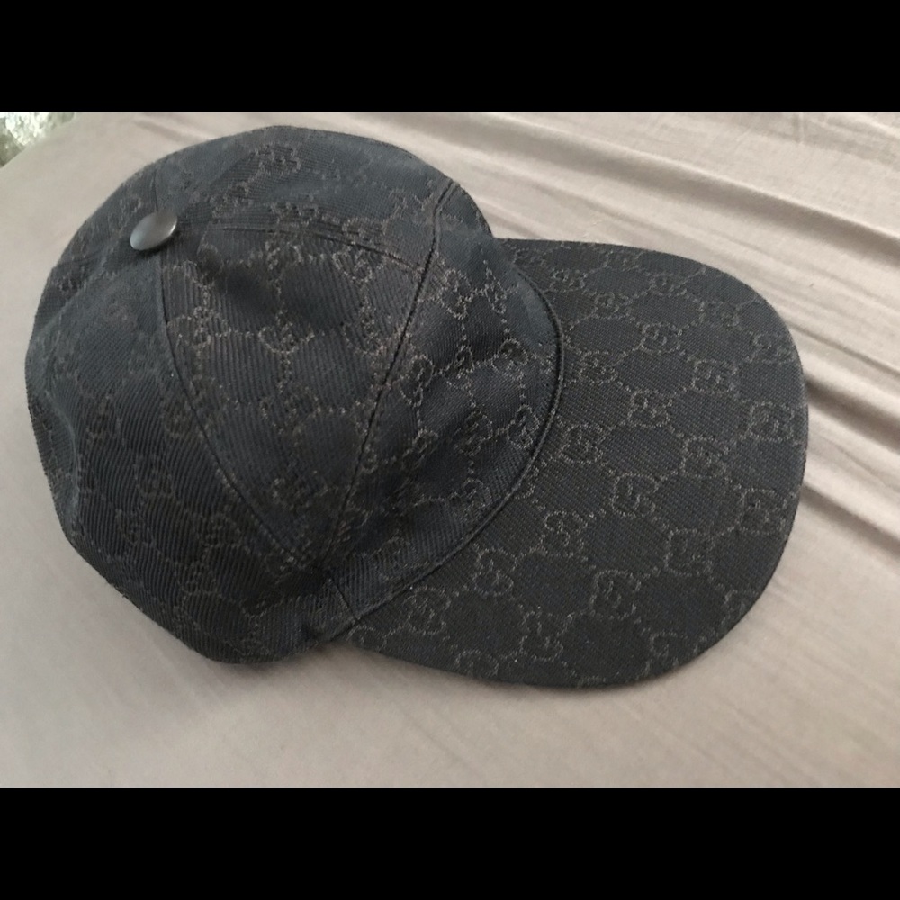 Brown Gucci five panel hat